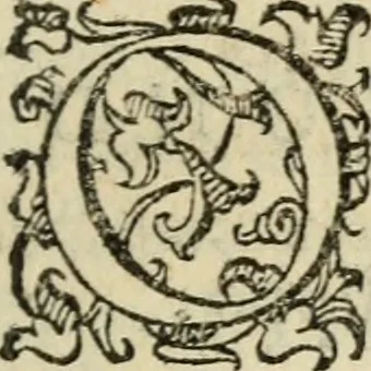 An illustration from Comedie di M. Gianmaria Cecchi, Fiorentino : Libro primo. Nel quale si contengono, La dote; La moglie; Il corredo; La stiaua; Il donzello; Gl'incantesimi; Lo spirito .., 1585, leaf 284