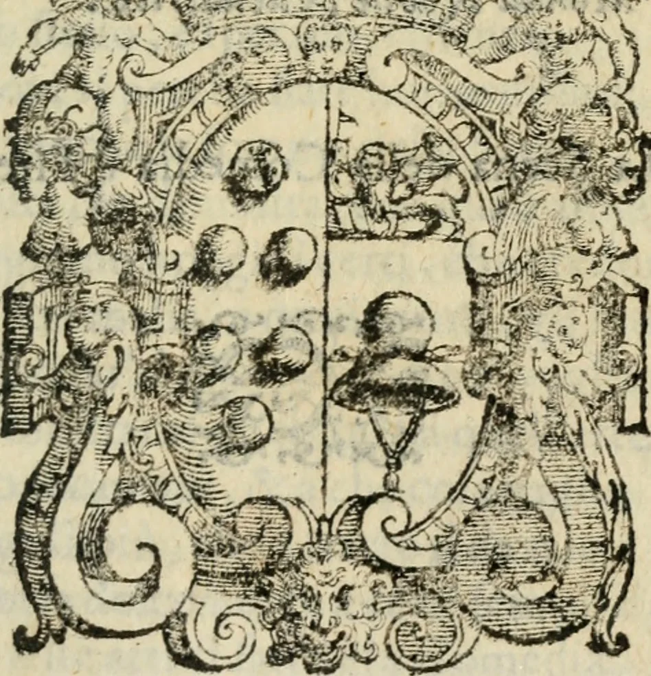 An illustration from Comedie di M. Gianmaria Cecchi, Fiorentino : Libro primo. Nel quale si contengono, La dote; La moglie; Il corredo; La stiaua; Il donzello; Gl'incantesimi; Lo spirito .., 1585, leaf 410