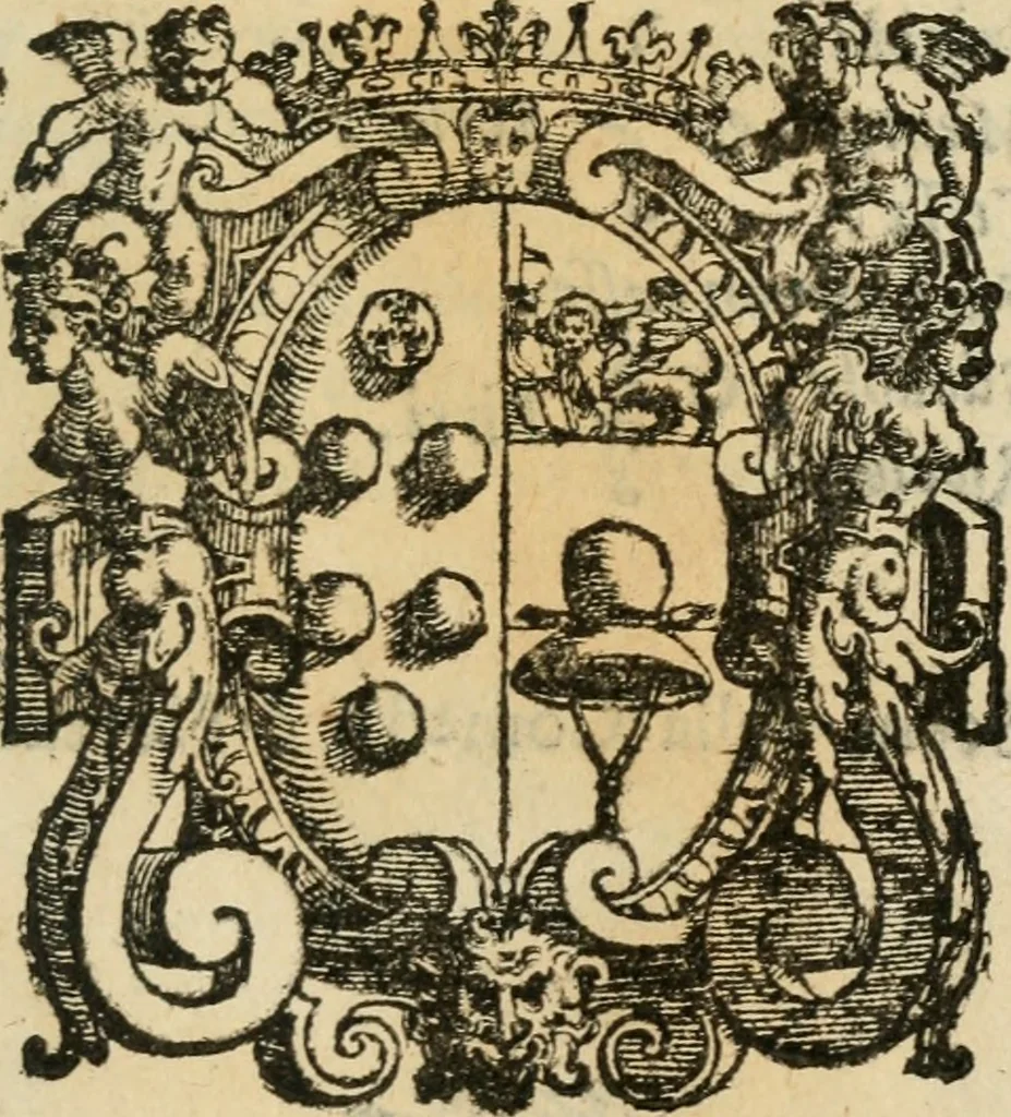 An illustration from Comedie di M. Gianmaria Cecchi, Fiorentino : Libro primo. Nel quale si contengono, La dote; La moglie; Il corredo; La stiaua; Il donzello; Gl'incantesimi; Lo spirito .., 1585, leaf 474