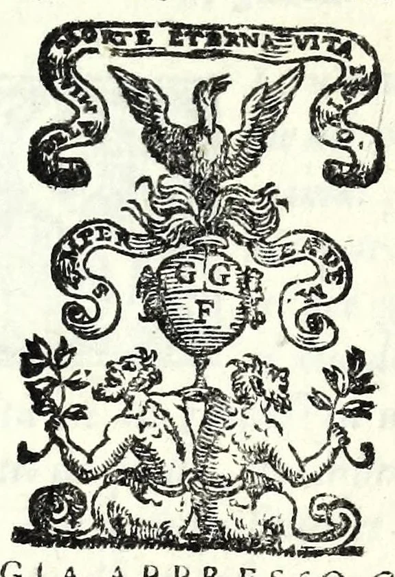 An illustration from Comedie di m. Girolamo Parabosco .., 1560, leaf 125