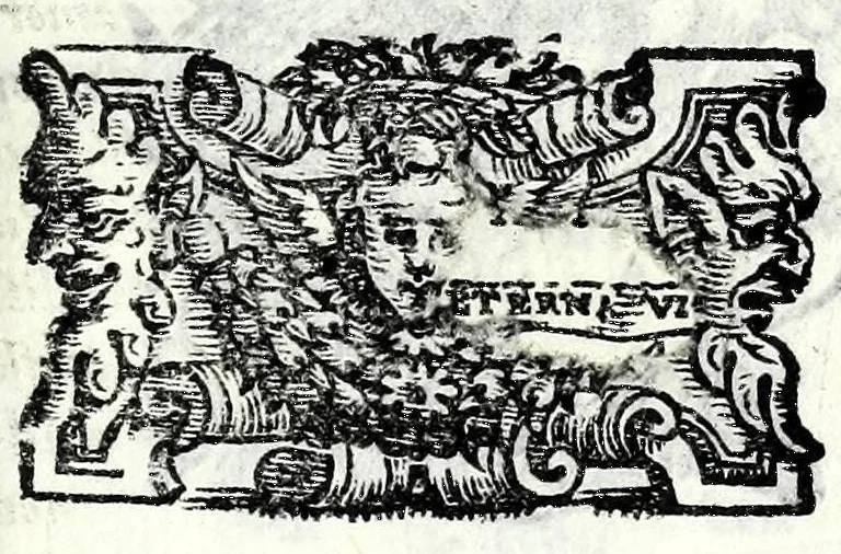 An illustration from Comedie di m. Girolamo Parabosco .., 1560, leaf 243