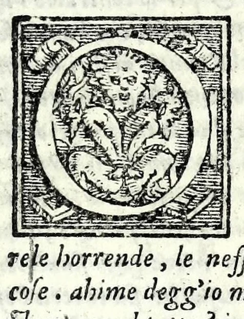 An illustration from Comedie di m. Girolamo Parabosco .., 1560, leaf 255