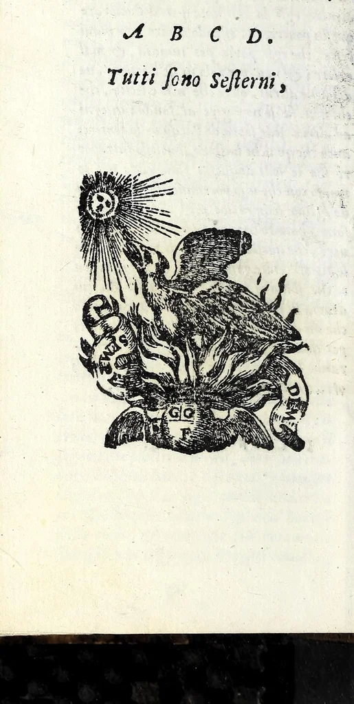 An illustration from Comedie di m. Girolamo Parabosco .., 1560, leaf 338