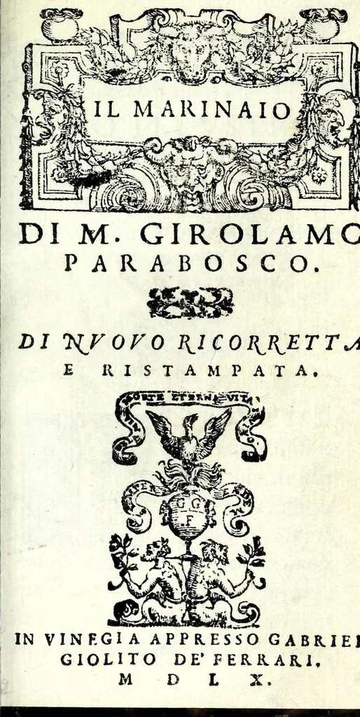 An illustration from Comedie di m. Girolamo Parabosco .., 1560, leaf 435
