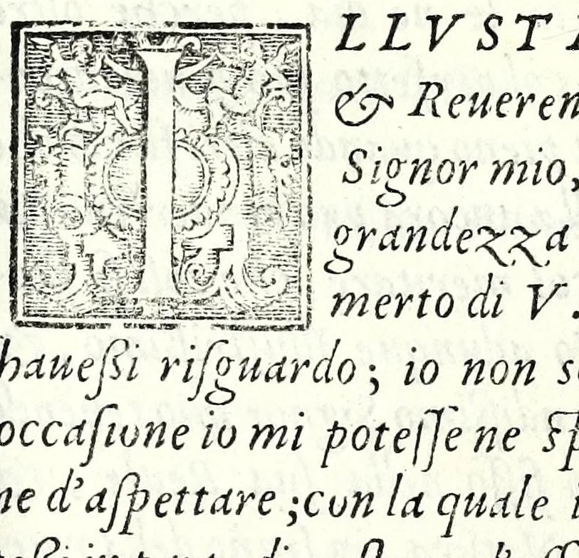 An illustration from Comedie di m. Girolamo Parabosco .., 1560, leaf 437