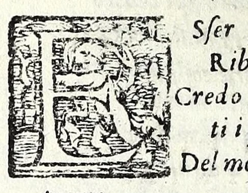 An illustration from Comedie di m. Girolamo Parabosco .., 1560, leaf 576