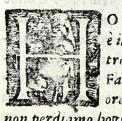 An illustration from Comedie di m. Girolamo Parabosco .., 1560, leaf 80