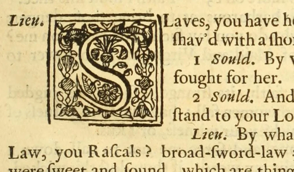 An illustration from Comedies and tragedies, 1664, leaf 13
