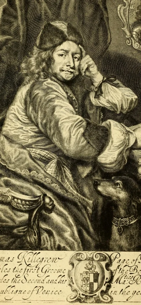 An illustration from Comedies and tragedies, 1664, leaf 8