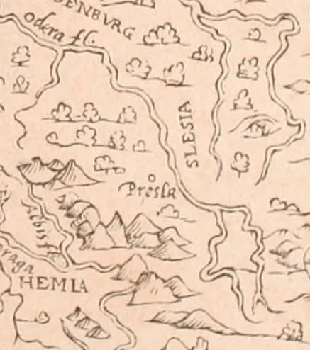 An illustration from Comentario del illustre señor don Luis de Avila y Zuñiga, Comendador mayor de Alcantara : de la guerra de Alemaña, hecha de Carlo V, Maximo, emperador romano, rey de España, enel año de M.D.XLVI y M.D.XLVII, 1550, leaf 245