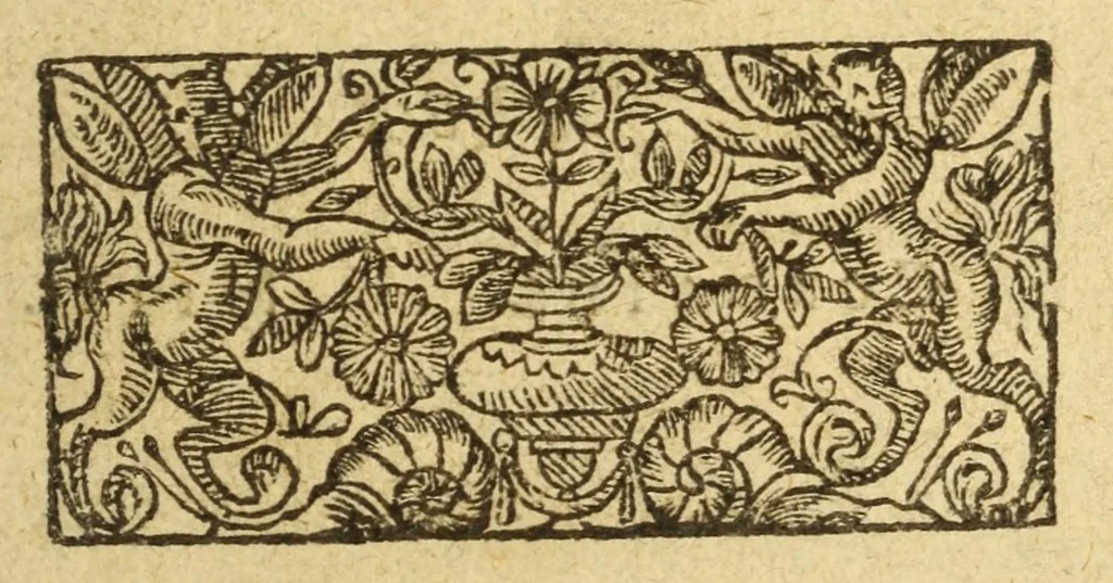 An illustration from The comicall satyre of euery man out of his humor : as it was first composed, 1600, leaf 11