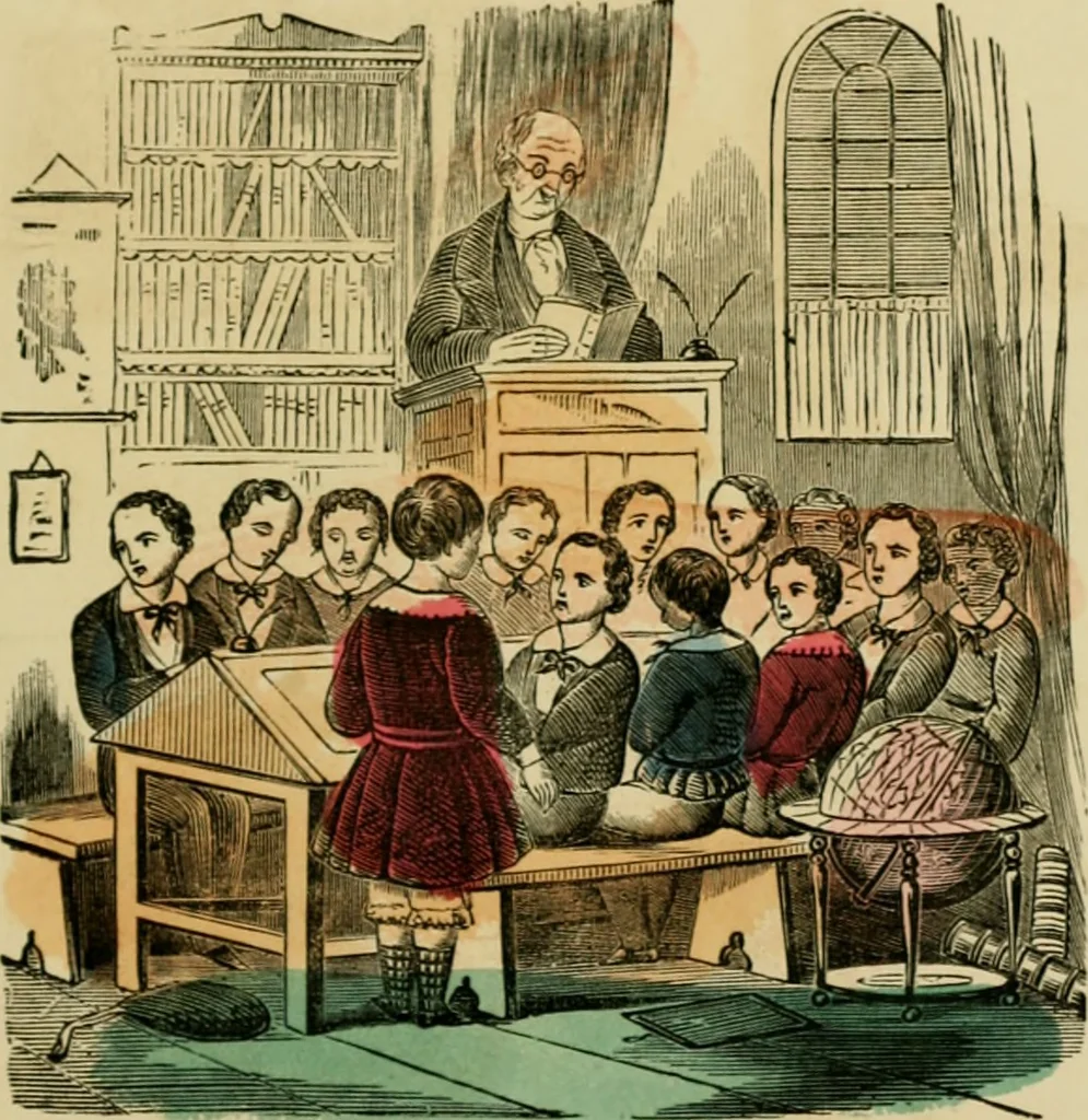 An illustration from The comic alphabet, 1847, leaf 12