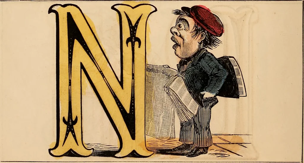 An illustration from The comic alphabet, 1847, leaf 5