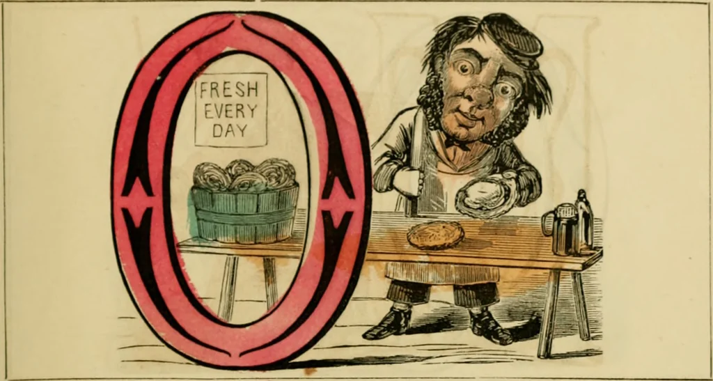 An illustration from The comic alphabet, 1847, leaf 6