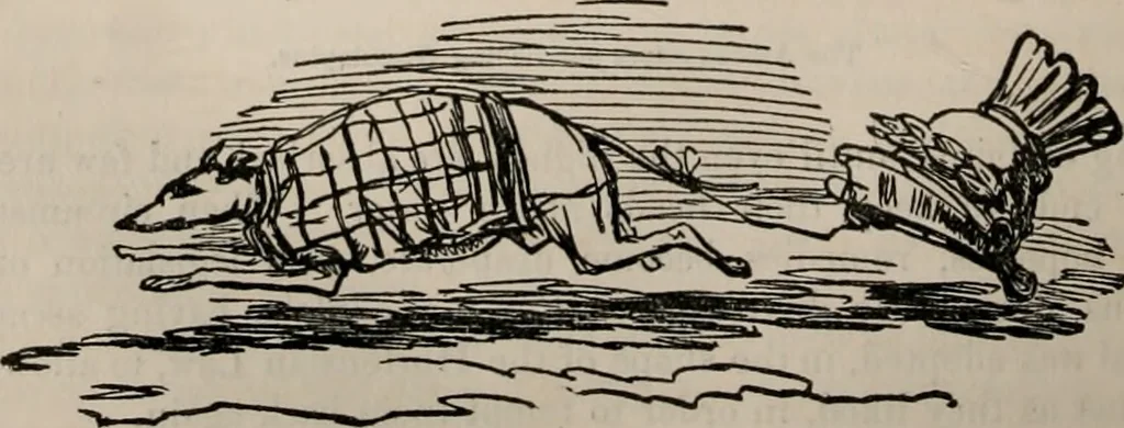 An illustration from The comic history of Rome, 1850, leaf 161