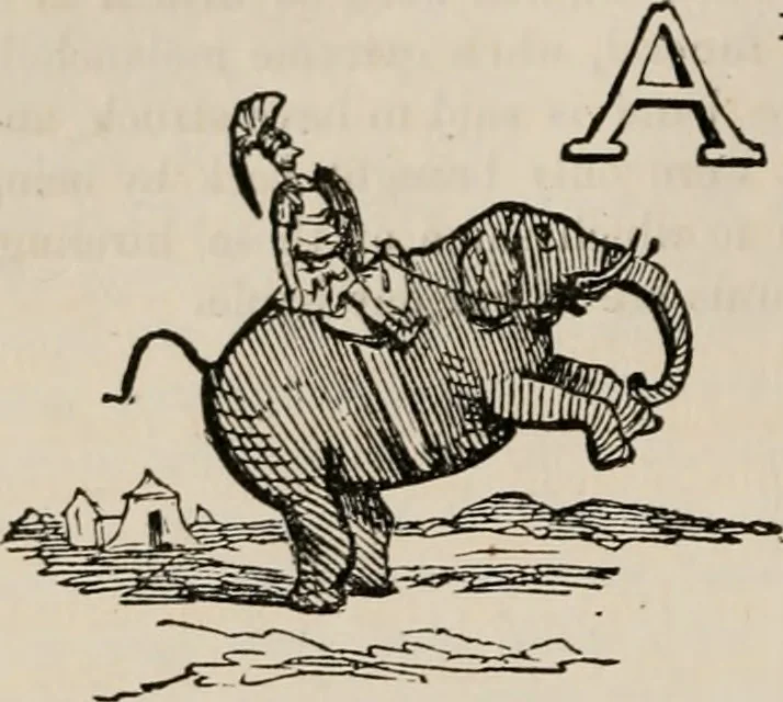 An illustration from The comic history of Rome, 1850, leaf 179