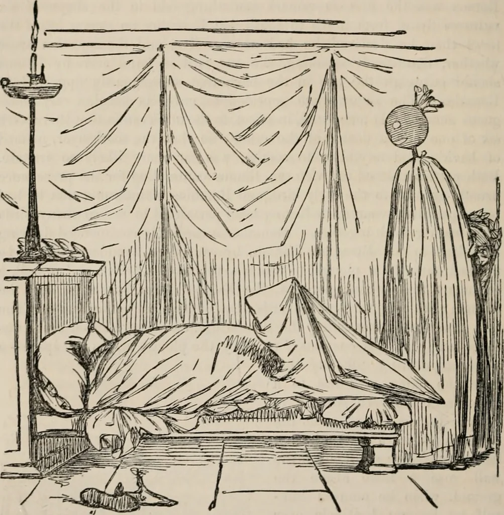 An illustration from The comic history of Rome, 1850, leaf 29