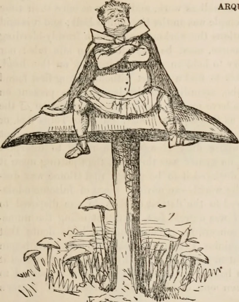 An illustration from The comic history of Rome, 1850, leaf 56