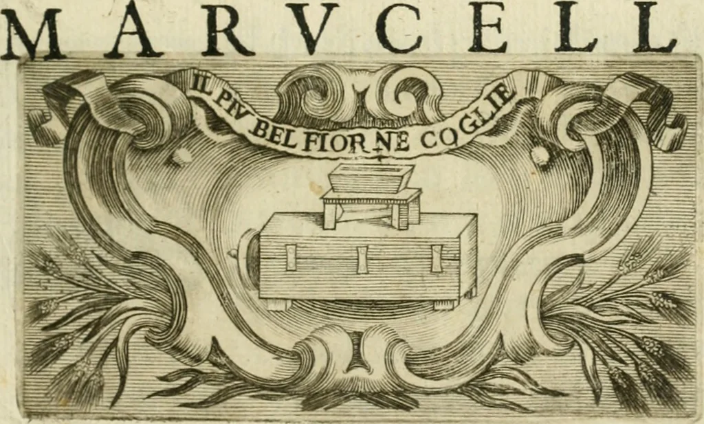 An illustration from Cominciamento e progresso dell' arte dell' intagliare in rame : colle vite di molti de' più eccellenti maestri della stessa professione, 1686, leaf 2