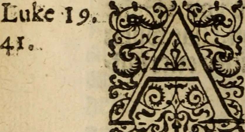 An illustration from The Booke of common prayer and administration of the sacraments, 1610, leaf 185