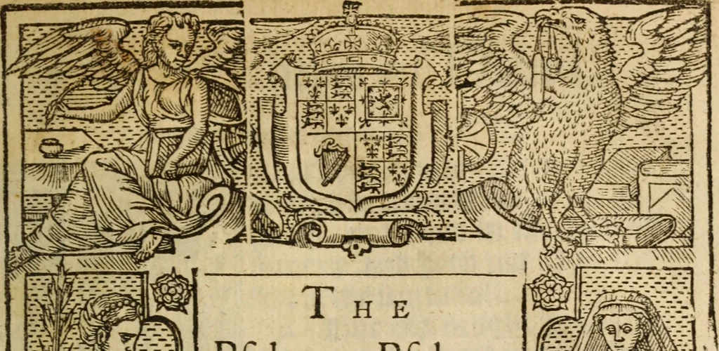 An illustration from The Booke of common prayer and administration of the sacraments, 1610, leaf 324
