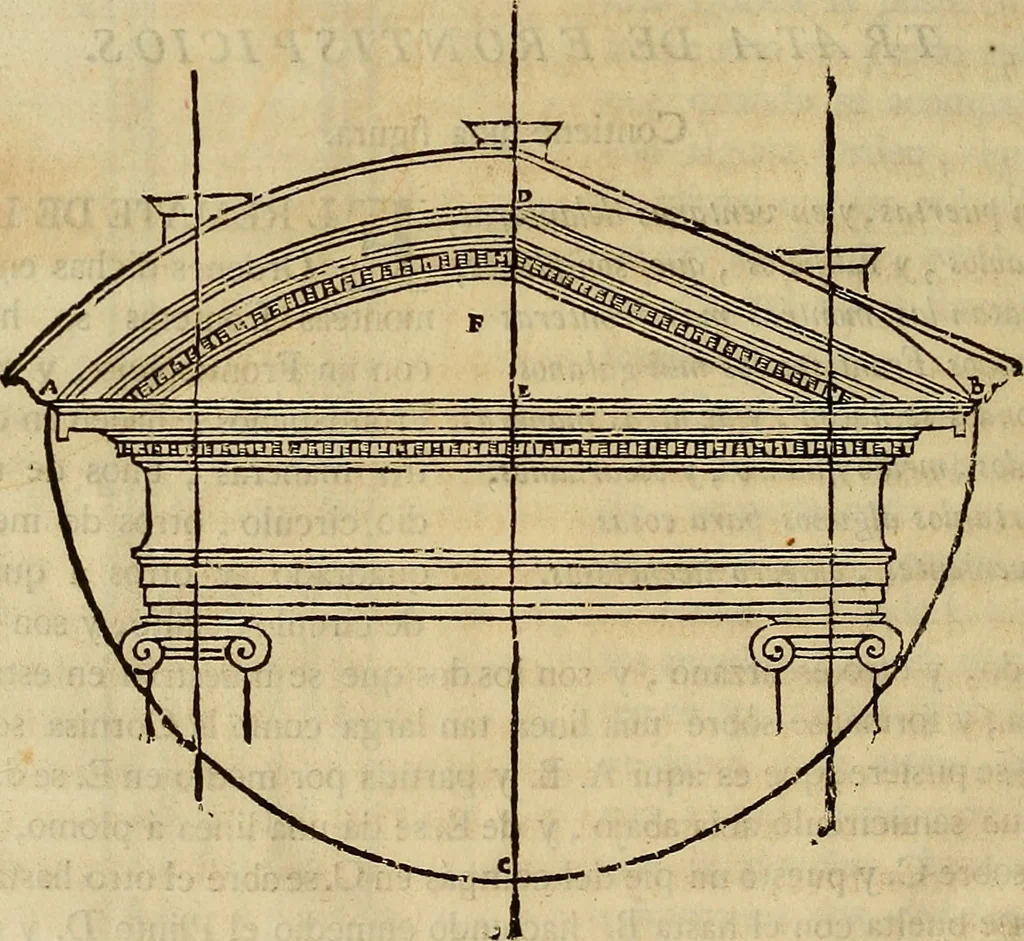 An illustration from Varia commensuracion para la escultura y arquitectura, 1773, leaf 267