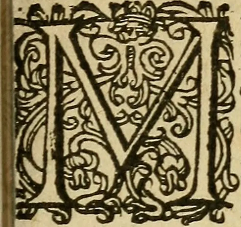 An illustration from Commentaires dv Sr de Chavigny beavnois sur les Centvries et prognostications de feu M. Michel de Nostradamus ... : contenant sommairement les troubles, diuisions, partialitez & guerres ciuiles, aduennës tant en ce royaume de France que ailleurs depuis l'an 1534 iusques a present, 1594, leaf 8