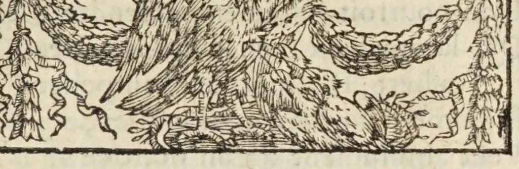 An illustration from Commentaire sur l'Ecole de Salerne : contenant les moyens de se passer de medecin & de vivre long-temps en santé, avec une infinité de remedes contre toutes sortes de maladies, & un traité des humeurs, & de la saignée, où sont adjoûtez la sanguification, circulation et transfusion du sang, la poudre & l'onguent de simpathie, le thé, le caphé, le chocolate, l'ouromantie, scatomantie et hydromantie ec., 1672, leaf 655