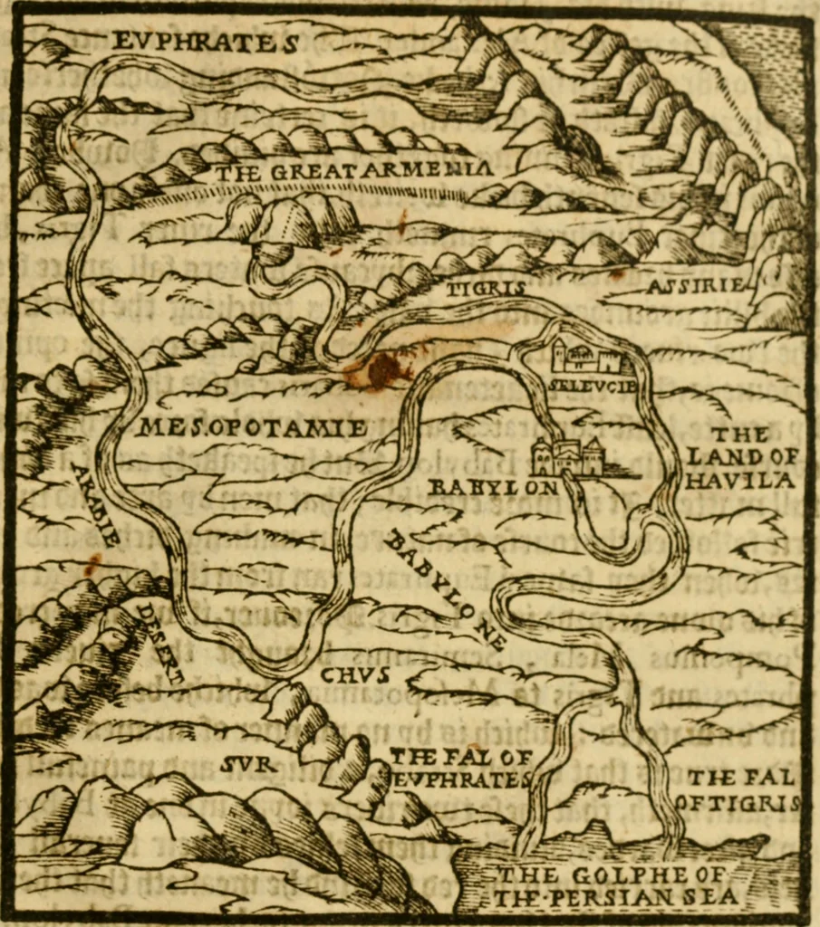 An illustration from A Commentarie of John Calvine upon the first booke of Moses called Genesis, 1578, leaf 68