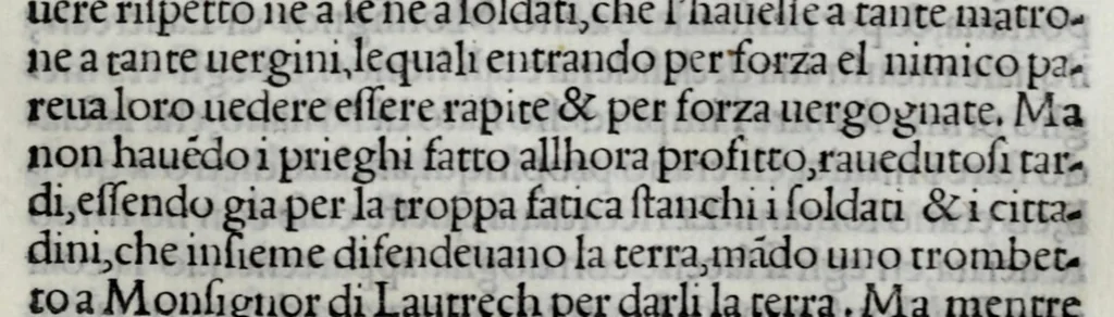 An illustration from Commentarii di M. Galeazzo Capella delle cose fatte per la resitutione di Francesco Sforza secondo, duca di Milano, 1539, leaf 155