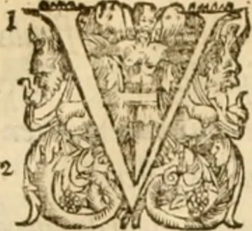 An illustration from Commentarii in Isaiam prophetam, 1570, leaf 266