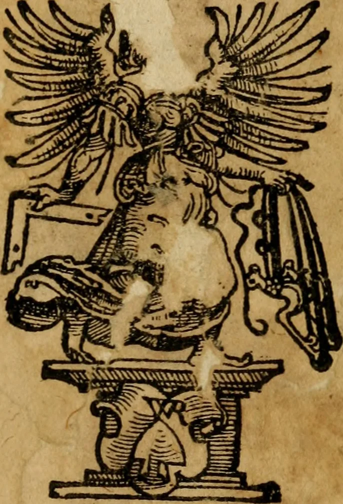 An illustration from Commentarij in Epistolam Pauli ad Romanos, 1540, leaf 10