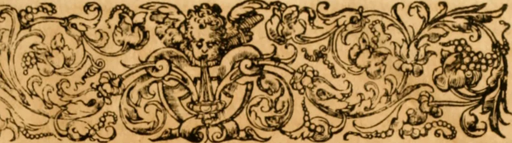 An illustration from [Commentarius in librum Psalmorum : In hac postrema editione, praeter multos locos quos Calvini manu in ipsius exemplari emendatos bona fide hic representavimus, Hebraeum quoque contextum è regione Latinae interpretations addidimus, 1610, leaf 8
