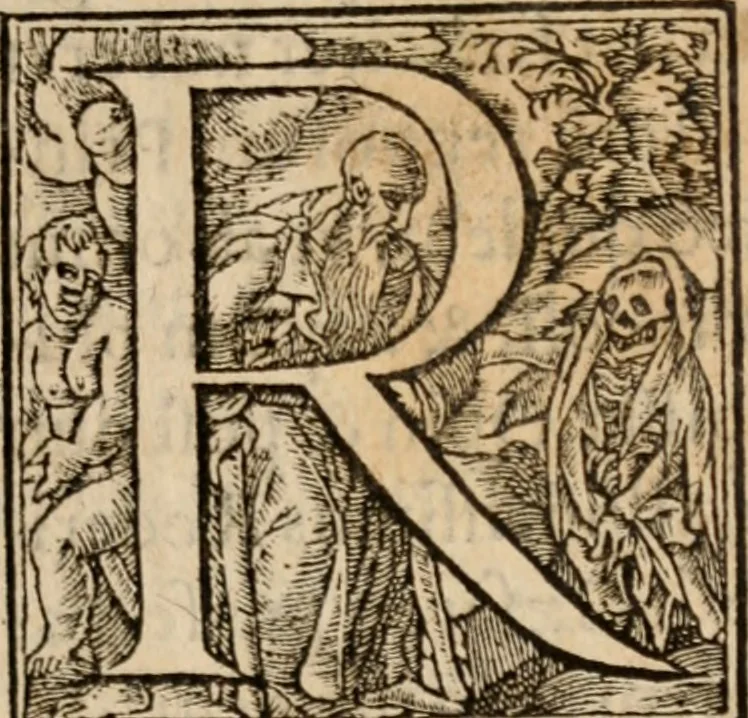 An illustration from Commentarivs de Iobeleo et indvlgentiis omnibvs ... olim anno Iobeleo 1550 Conymbricae editus, 1575, leaf 16