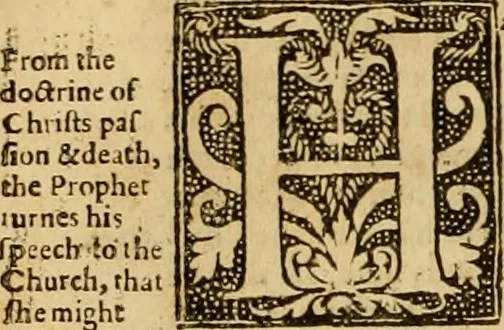 An illustration from A commentary upon the prophecie of Isaiah : whereunto are added foure tables ..., 1609, leaf 587