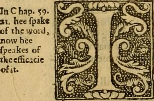 An illustration from A commentary upon the prophecie of Isaiah : whereunto are added foure tables ..., 1609, leaf 639