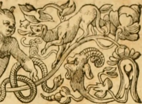 An illustration from A commentary upon the prophecie of Isaiah : whereunto are added foure tables ..., 1609, leaf 8