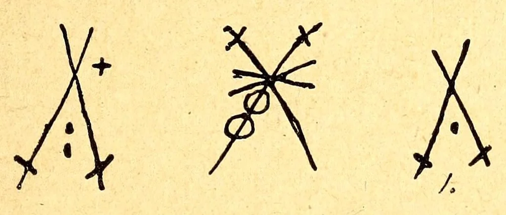 An illustration from Comment reconnaître les porcelaines et les faïences d'après leurs marques et leurs caractères, 1914, leaf 223