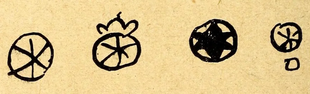 An illustration from Comment reconnaître les porcelaines et les faïences d'après leurs marques et leurs caractères, 1914, leaf 62