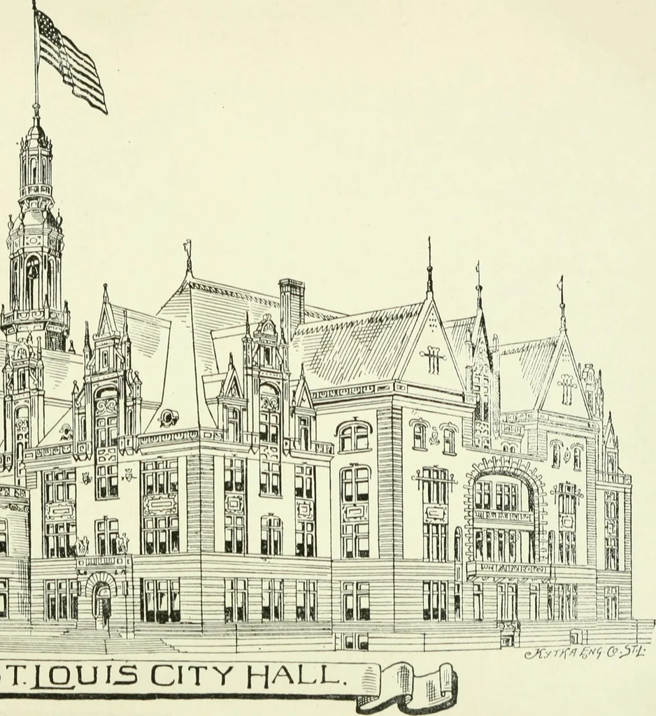 An illustration from Commercial and architectural St. Louis ; illustrated, 1891, leaf 9