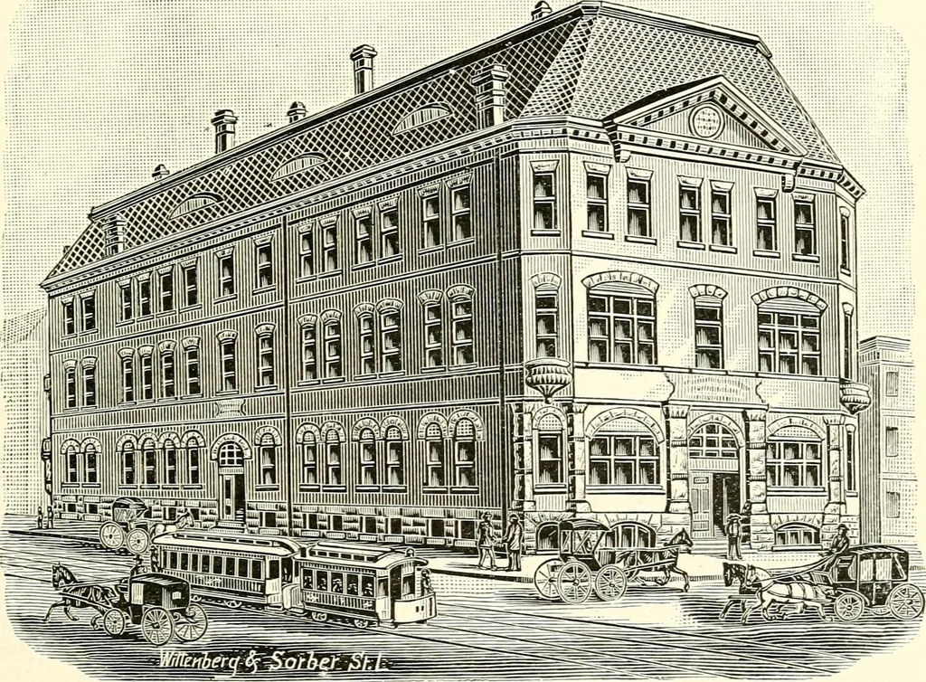 An illustration from Commercial and architectural St. Louis ; illustrated, 1891, leaf 94