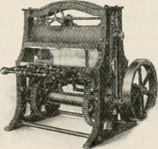 An illustration from Commercial bookbinding; a description of the processes and the various machines used, 1910, leaf 64