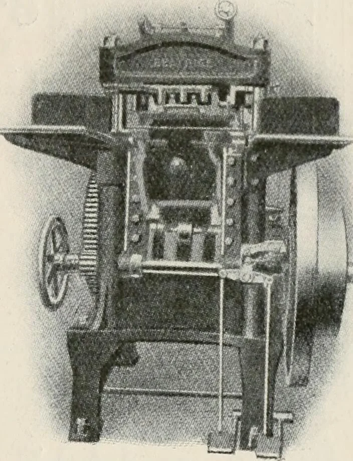An illustration from Commercial bookbinding; a description of the processes and the various machines used, 1910, leaf 68