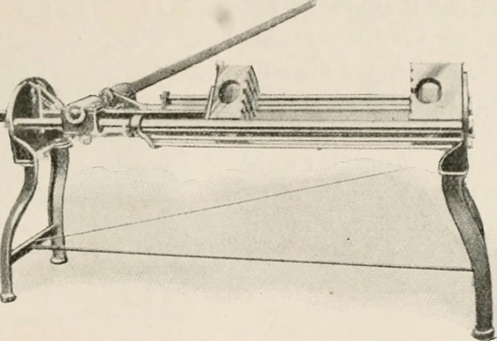 An illustration from Commercial bookbinding; a description of the processes and the various machines used, 1910, leaf 72