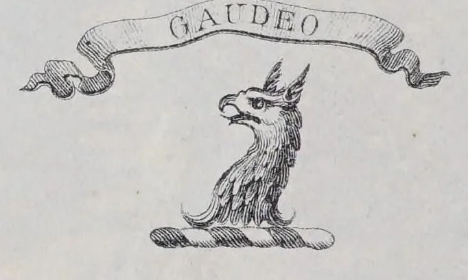 An illustration from Commissions du roy et de monseigneur l'admiral, au sieur de Monts, pour l'habitation és terres de Lacadie Canada, & autres endroits en la Nouuelle France. Ensemble les defenses premieres & secondes à tous autres, de trafiquer auec les sauuages desdites terres. Auec la verification en la cour de Parlement à Paris, 1605, leaf 2