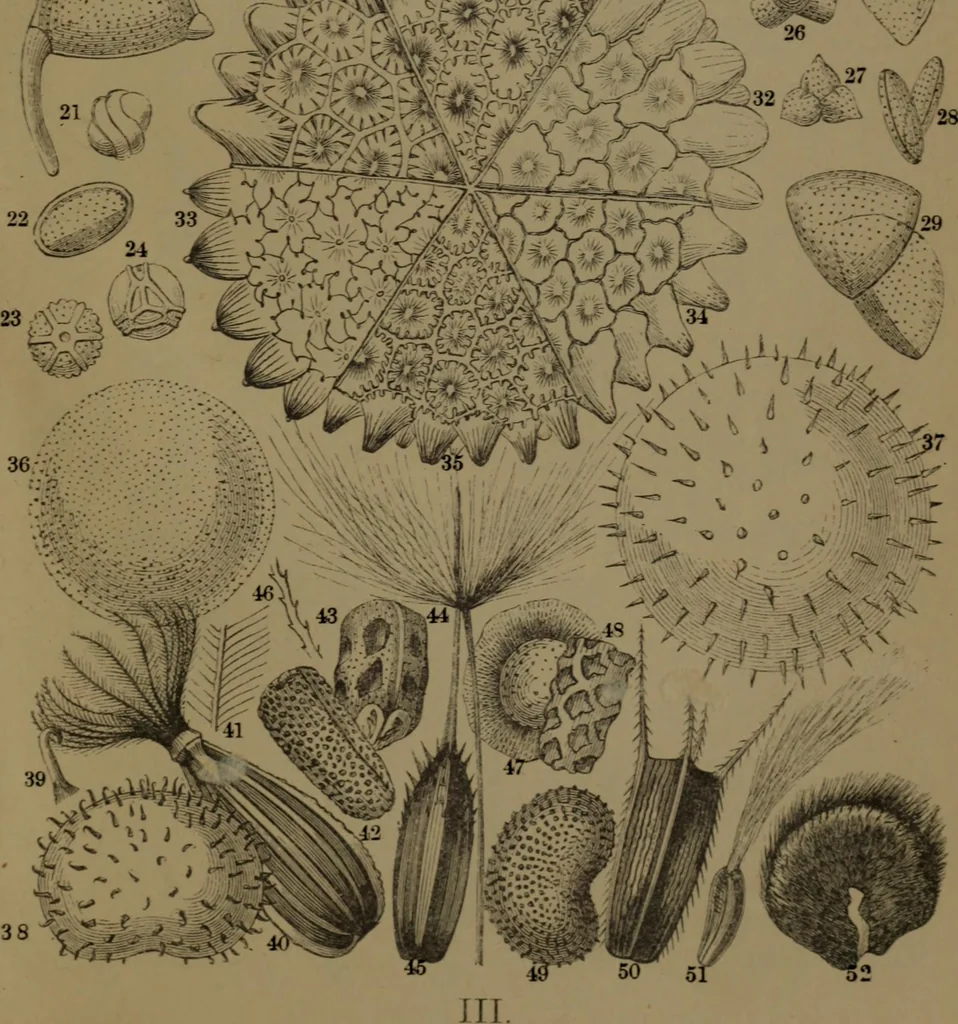 An illustration from Common objects of the microscope, 1861, leaf 148