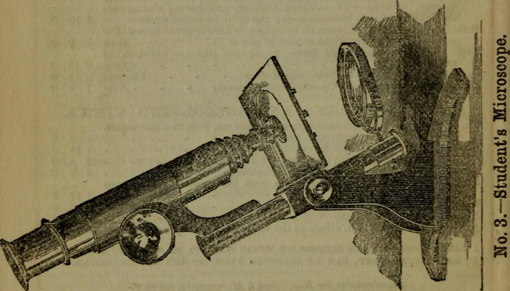 An illustration from Common objects of the microscope, 1861, leaf 173