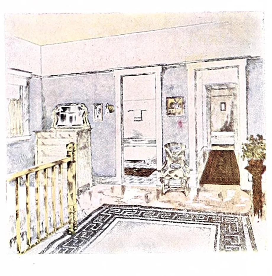 An illustration from Common sense about interiors., 1910, leaf 27