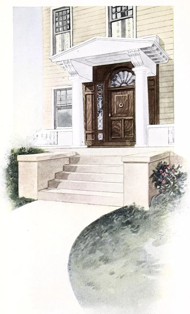An illustration from Common sense about interiors., 1910, leaf 4