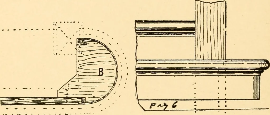 An illustration from Common-sense stair building and handrailing, 1903, leaf 119